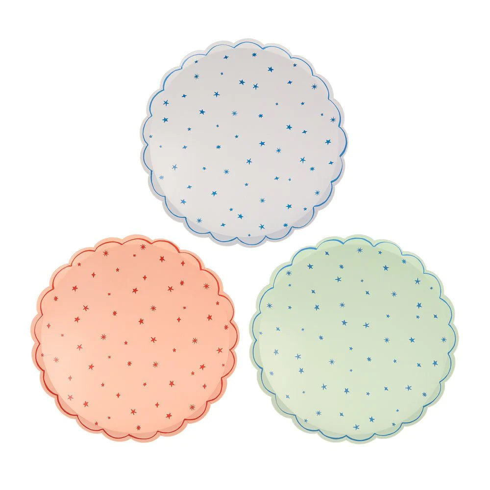 Star Pattern Side Plates