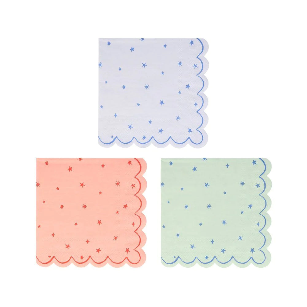 Star Pattern Small Napkins