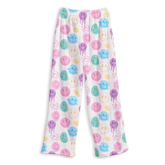 Happy Face Fuzzy Lounge Pants
