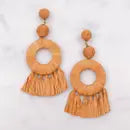 Island Breeze Raffia Earrings