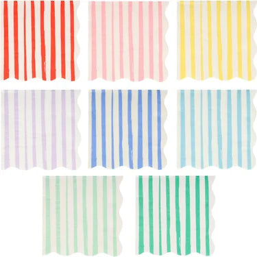 Mixed Stripe Small Napkin