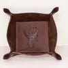 Leather Embossed Valet Tray, Fish