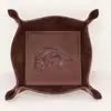 Leather Embossed Valet Tray, Deer