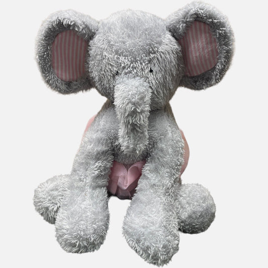 Mud Pie Plush Grey Elephant